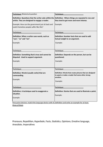 AQA English Language Paper 2 Section A | Teaching Resources