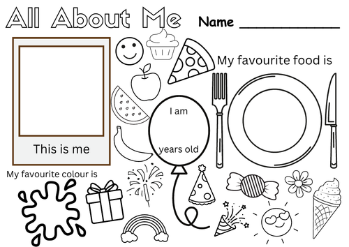 All About Me Year 3-4/Grade 2-3 | Teaching Resources