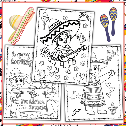 Hispanic Heritage Month Coloring Pages Hispanic Heritage Month