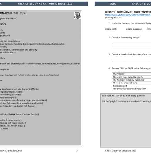 a level music essay example aqa