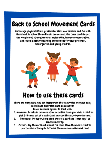 Prehistoric Brain Break Action Cards (Teacher-Made) - Twinkl