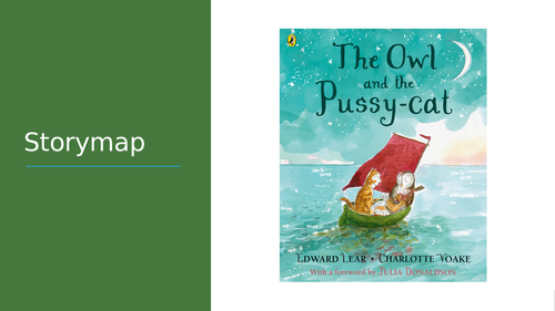 The Owl & The Pussycat - story map & poem | Teaching Resources
