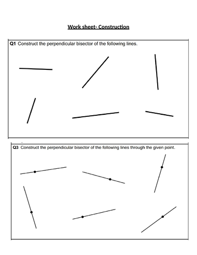 Geometric Constructions