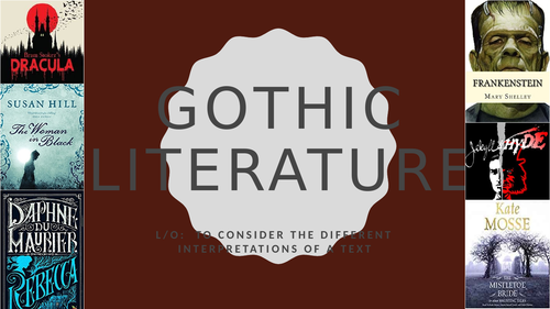 16 lesson gothic genre unit of work: writing focus | Teaching Resources