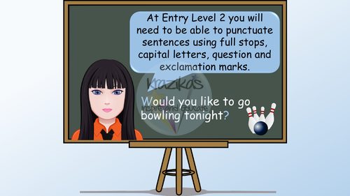 Entry Level 2 Functional Skills English - Punctuation - PowerPoint ...