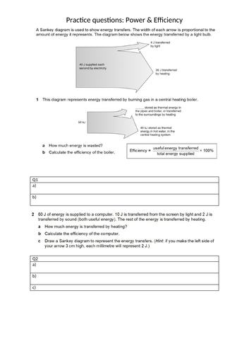 Paying For Energy Energy Transfers Ks3 Physics Teaching Resources