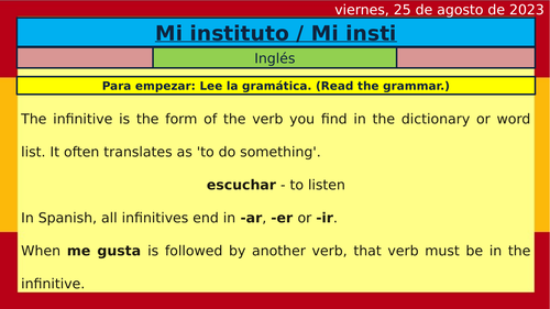 Viva 1 second edition Spanish Module 3