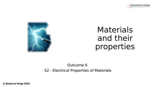 T-Level Engineering Outcome 6 - S2 - Electrical Properties of Materials ...