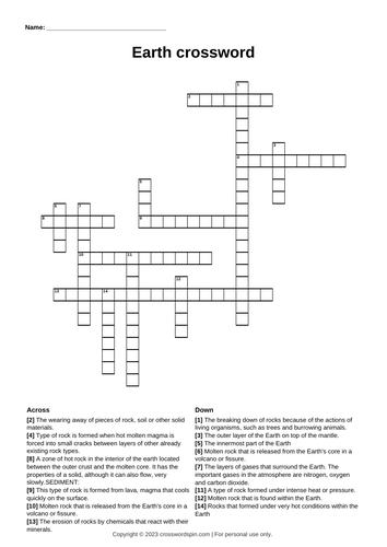 Earth Prefix Crossword – Unraveling the Mysteries of Our Planet