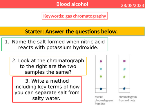 Activate C3.3 - Blood alcohol