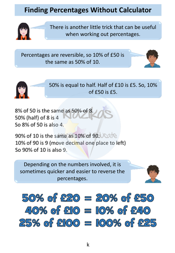 Percentages Workbook Level 1 Maths Functional Skills | Teaching Resources