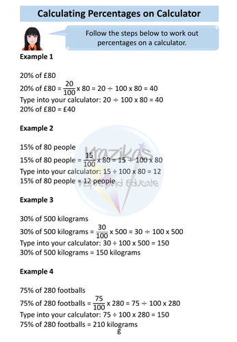 Percentages Workbook Level 1 Maths Functional Skills | Teaching Resources