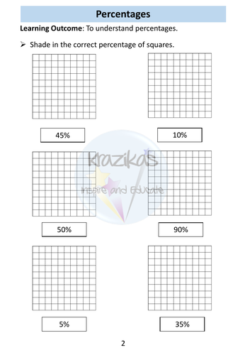 Percentages Workbook Level 1 Maths Functional Skills | Teaching Resources