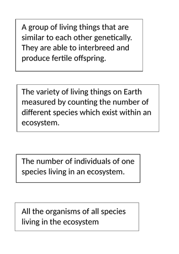 National 5 Biology 3.1 Ecosystems | Teaching Resources