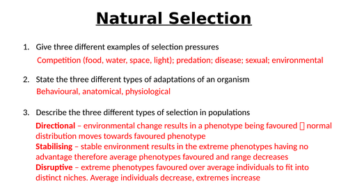 A-Level AQA Biology - Gene Pool