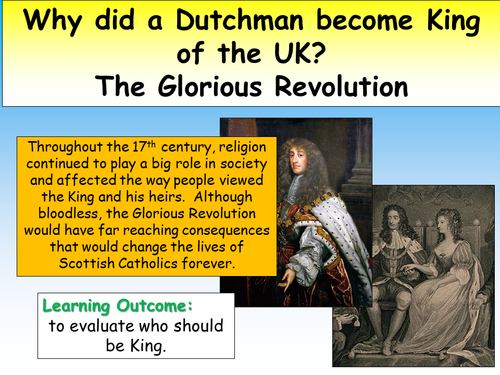Glorious Revolution 1688 Teaching Resources