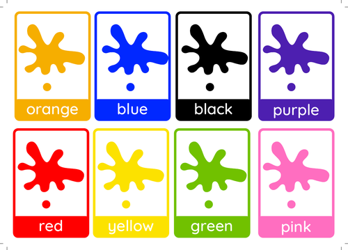 Colours Flashcards | Teaching Resources