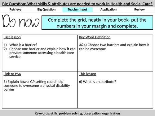 BTEC Tech Award- Component 2- Task 4 & 5