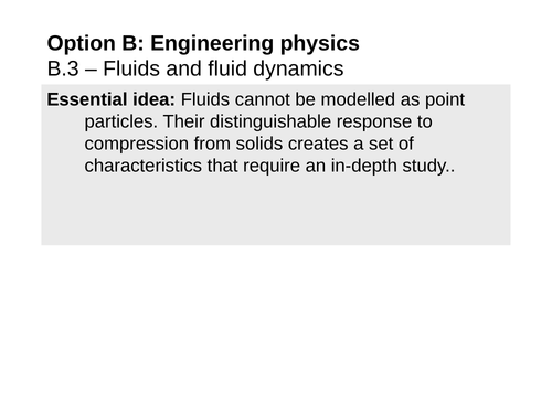 IB DP Physics Option B: Engineering physics HL PPT (last exams 2024)
