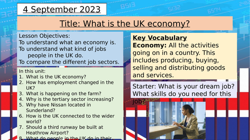 1. What is the UK economy? (KS3)