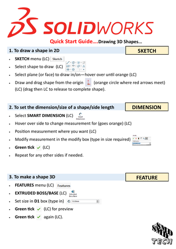 A guide to Solidworks 2022 onwards. The basics of producing drawings. A ...
