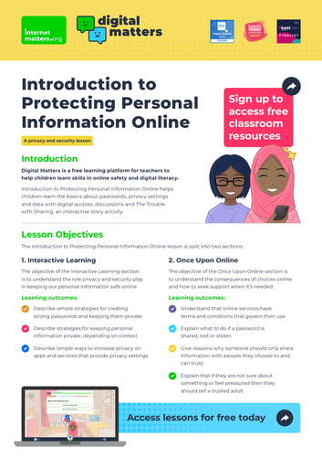 Digital Matters: Privacy and Security | Teaching Resources