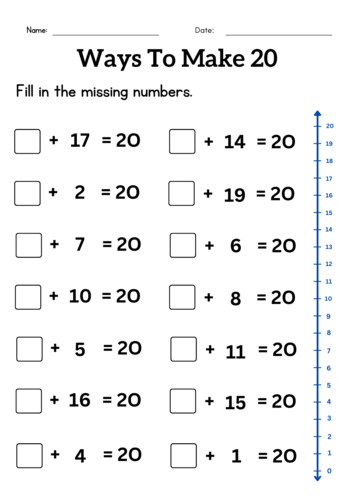 ways-to-make-the-number-20-ways-to-make-20-activity-worksheet