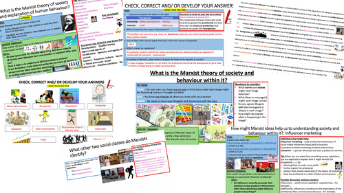 GCSE Sociology – Introduction to Marxism