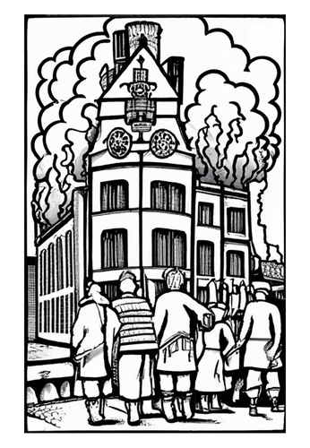 Great Fire Of London 10 X Coloring Sheets Colouring Pages Activity Printable A4 8199