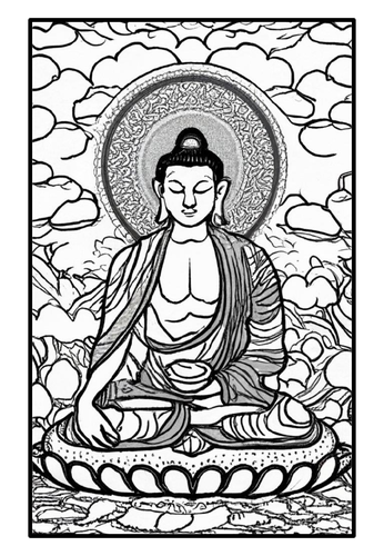 RE Buddhism 10 x Coloring Sheets / Colouring Pages Activity - Printable ...