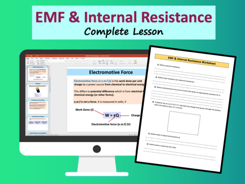 EMF & Internal Resistance - A Level Physics | Teaching Resources