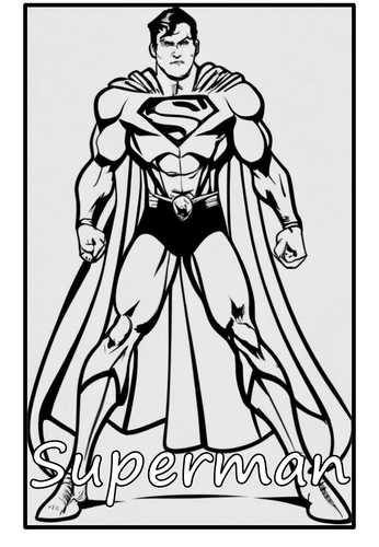 Superheroes DC Marvel Main Character Colouring / Coloring Pages ...
