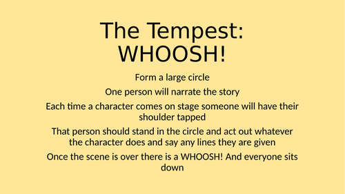 The Tempest Whoosh