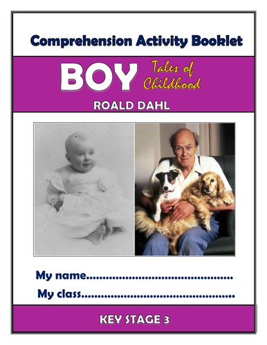 Boy - Roald Dahl - KS3 Comprehension Activities Booklet!