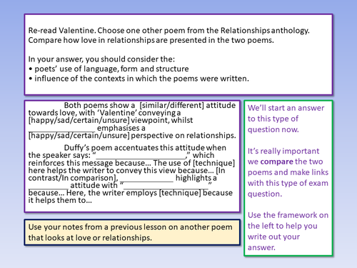 Valentine Edexcel Relationships | Teaching Resources