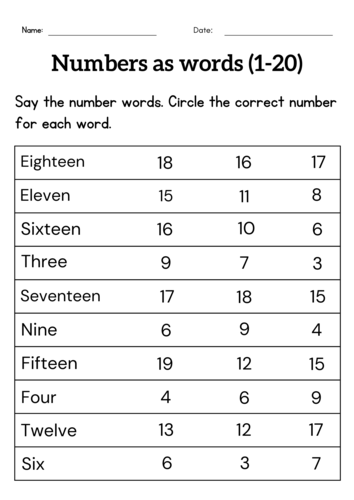 writing-number-names-1-to-20-worksheet-tracing-number-words-for-grade