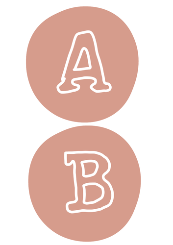 Neutral Display Lettering | Teaching Resources