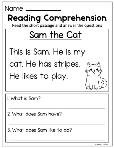 reading-comprehension-passages-and-questions-teaching-resources