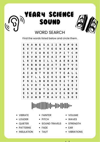 Science Word Searches for all Year 4 Topics | Teaching Resources