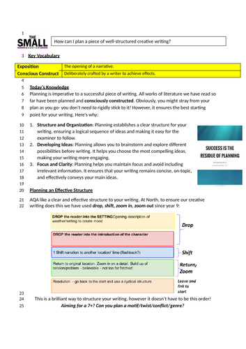 GCSE English Language Paper 1 Q5 Creative Writing Masterclass ...
