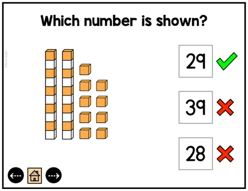 Place Value Activities to 100 PowerPoint