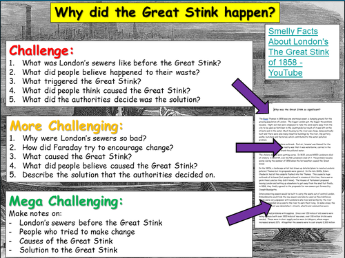 The Great Stink London | Teaching Resources
