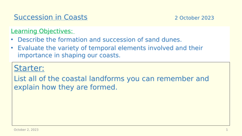 Complete Coasts AQA A Level Geography | Teaching Resources