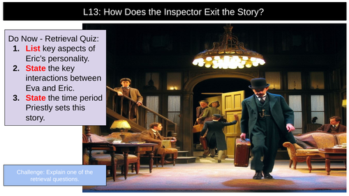 An Inspector Calls Exit