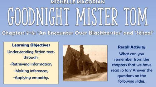 Goodnight Mister Tom - Chapters 7-8 - Double Lesson!