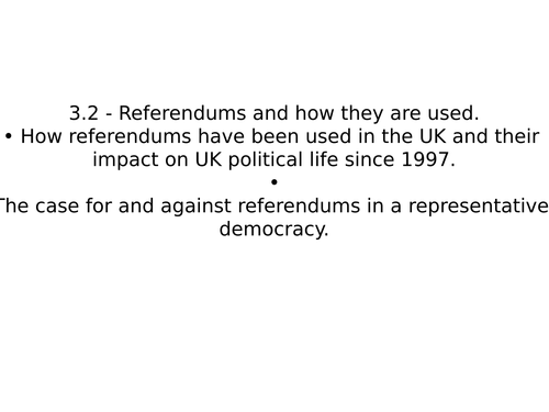 A Level Politics - Electoral systems, voting behaviour, and the media ...