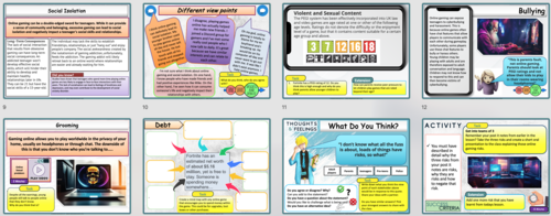 Risks of Online Gaming - PSHE | Teaching Resources