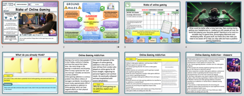 Risks of Online Gaming - PSHE | Teaching Resources