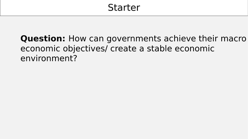Monetary Policy powerpoint | Teaching Resources