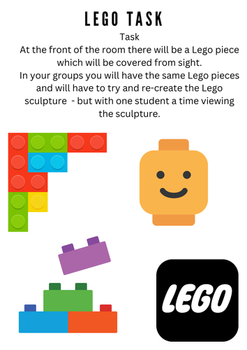 Lego Teamwork Task Instructions